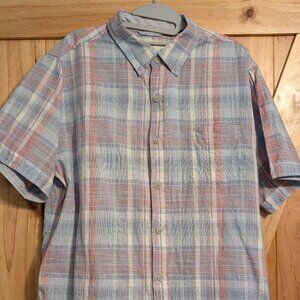 weatherproof original vintage short sleeve button up Large